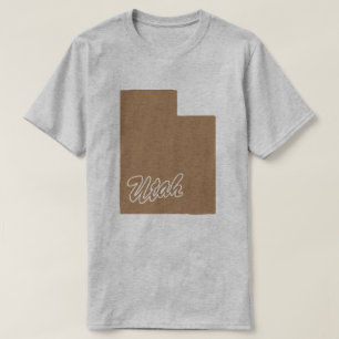 T-shirt State Of Utah Shape
