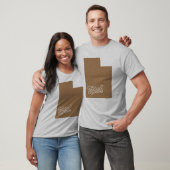 T-shirt State Of Utah Shape (Unisexe)