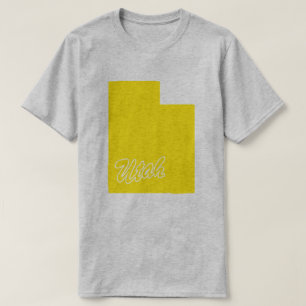 T-shirt State Of Utah Shape