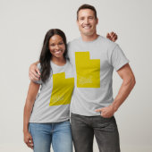 T-shirt State Of Utah Shape (Unisexe)