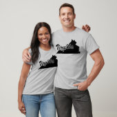 T-shirt State Of Virginia Shape (Unisexe)