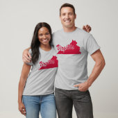 T-shirt State Of Virginia Shape (Unisexe)