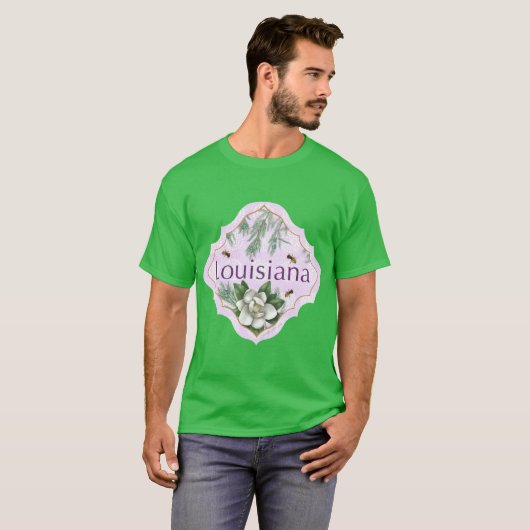 T-shirt State Pride flower magnolia US State Collection St (Devant entier)