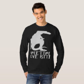 T-shirt Statement Dinosaur Valentine's Day Heart (Devant entier)