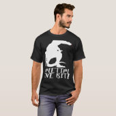 T-shirt Statement Dinosaur Valentine's Day Heart (Devant entier)