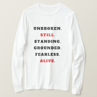 T-Shirt Statement Inébranlable Debout