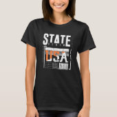T-shirt Staten Island Retro New York Borough Premium (Devant)