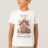 T-shirt Station de feu rouge gaie et camion (Devant)