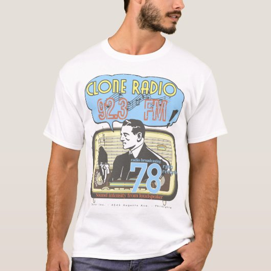 T-shirt Station de radio Ad (Devant)
