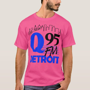 T-shirt Station de radio Retro Q 95 FM 90s