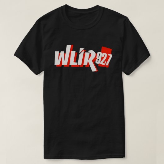 T-shirt Station de radio Wlir 92,7 (Design devant)