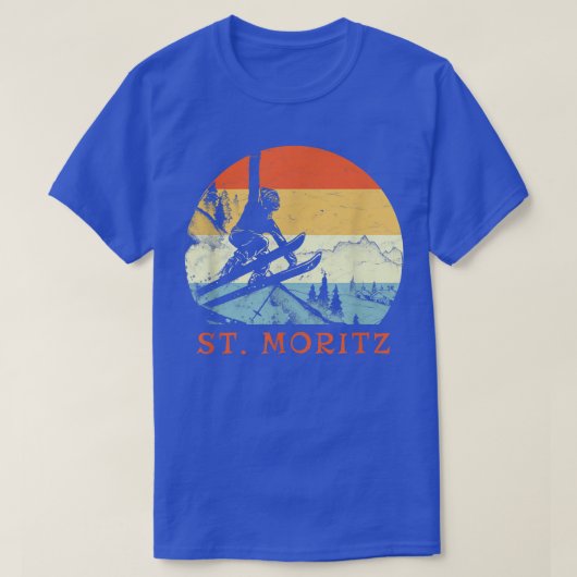 T-shirt Station de ski (Design devant)