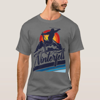 T-shirt Station de ski de fiction