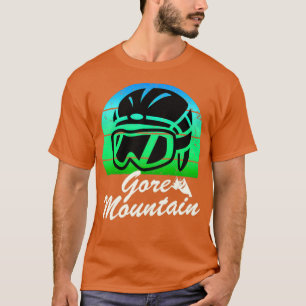 T-shirt Station de ski de Gore Mountain Coin de snowboard