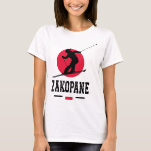 T-shirt Station de ski de Zakopane Pologne Tatra Ski polon