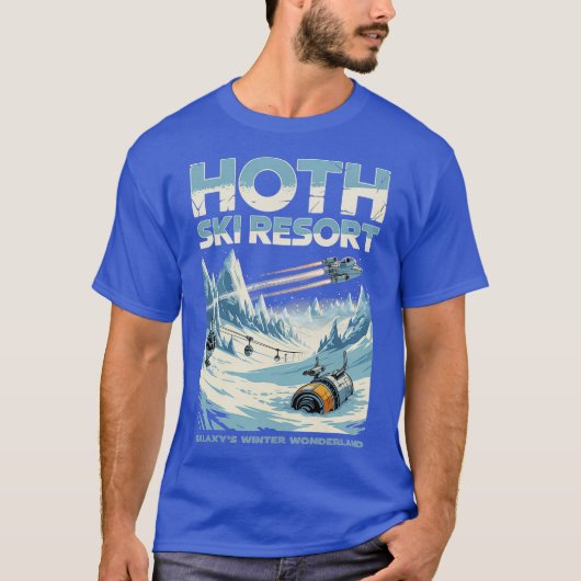 T-shirt Station de ski Hoth (Devant)