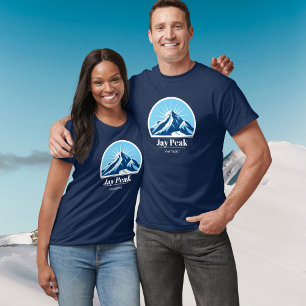 T-shirt Station de ski Jay Peak Vermont vacances bleu