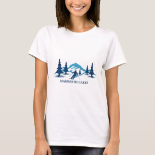 T-shirt Station de ski Mammoth Lakes Californie Ski Skieur