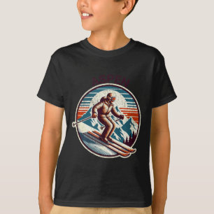 T-shirt Station de ski rétro vintage aspen colorado hiver