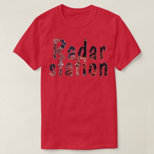 T-shirt Station radar (Design devant)