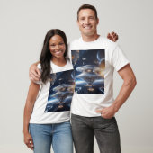 T-Shirt Station Spatiale de Science-Fiction Futuri (Unisexe)
