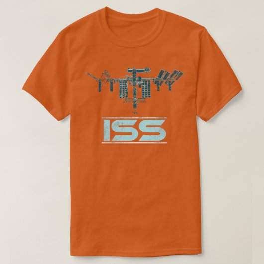 T-shirt Station spatiale internationale ISS 12 (Design devant)