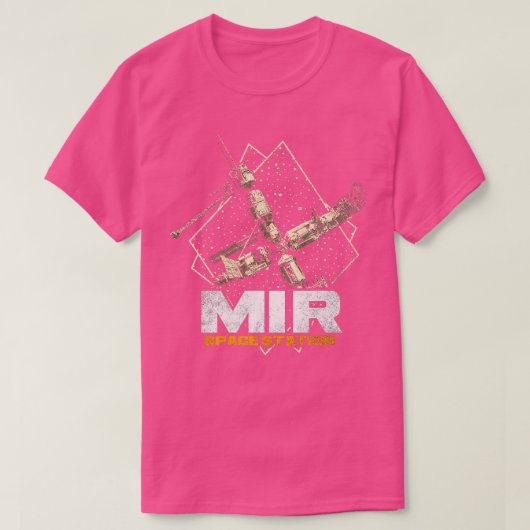 T-shirt Station spatiale soviétique Mir 10 (Design devant)