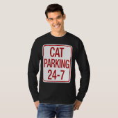 T-shirt Stationnement de chat (Devant entier)