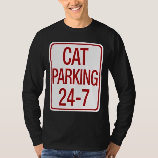 T-shirt Stationnement de chat (Devant)