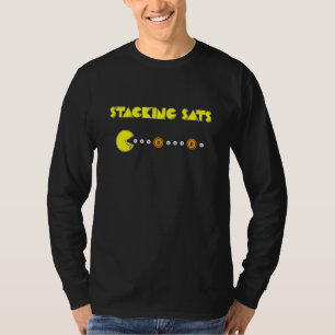 T-shirt Stationnement Sats Bitcoin Crypto Devise Btc