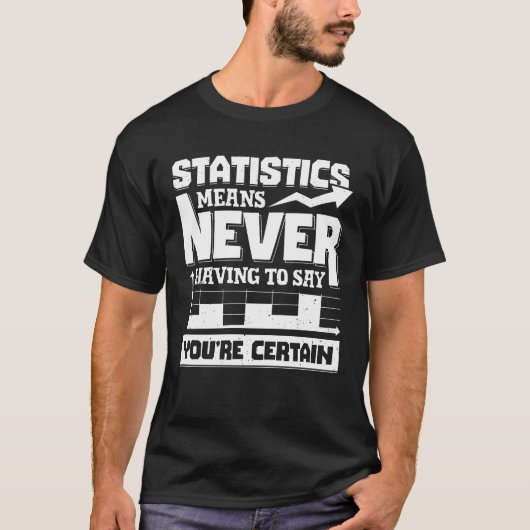 T-shirt Statisticien mathématique Analyste statistique Don (Devant)
