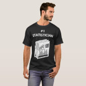 T-shirt Statistique Numéro Un Big Data Math Statistiques (Devant entier)