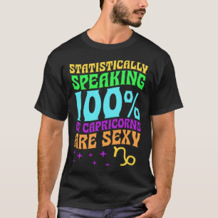 T-shirt Statistiquement parlant 100% de Capricornes A