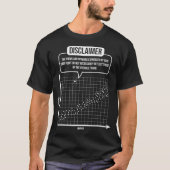 T-shirt Statistiques Analytique Stochastic Scatter Plots S (Devant)