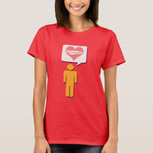 T-shirt Statistiques d'amour