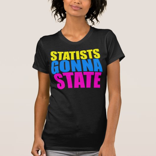 T-shirt Statists allant énoncer (Devant)