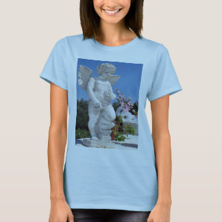 T-shirt Statue Ange En Bleu Bébé