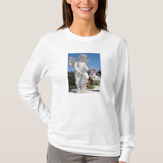 T-shirt Statue Angel En Blanc (Devant)