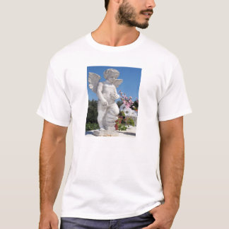 T-shirt Statue Angel En Blanc