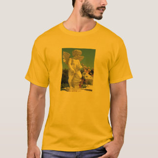 T-shirt Statue Angel En Or