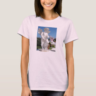T-shirt Statue Angel En Rose