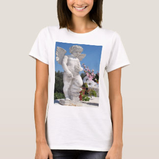 T-shirt Statue Angel En Vert Lime
