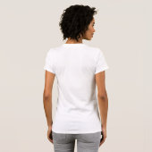 T-shirt Statue d'ange dans le blanc (Dos entier)