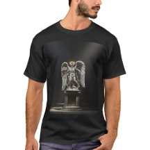 Statue d'Ange Tombé dans l'Ombre\T-Shirt Cathédral