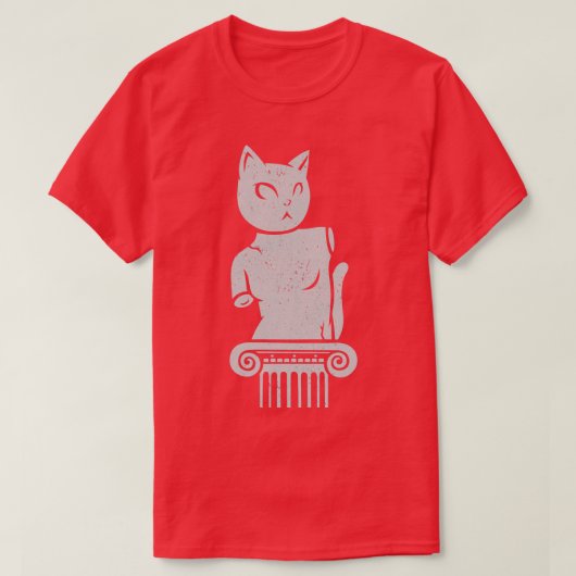 T-shirt Statue de chat grecque Venus De Milo Venus de Meow (Design devant)