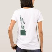 T-shirt Statue de chemise de New York des femmes de (Dos)