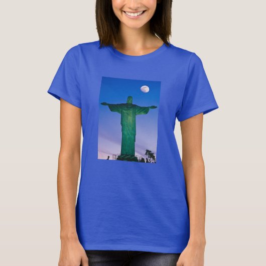 T-shirt Statue de Cristo Redentor| Rio de Janeiro Brésil (Devant)