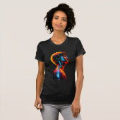 T-shirt Statue de David néon (Devant entier)