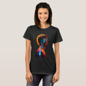 T-shirt Statue de David néon (Devant entier)