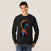T-shirt Statue de David néon (Devant entier)